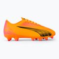 PUMA Ultra Play FG/AG Jr children's football boots sunset glow/puma black/sun stream 2