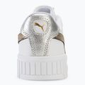 Women's shoes PUMA Carina 2.0 Metallic Shine puma white/puma gold/puma silver 6