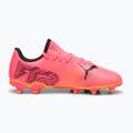 PUMA Future 7 Play FG/AG Jr children's football boots sunset glow/puma black/sun stream 9