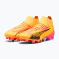 PUMA Ultra Pro FG/AG sunset glow/puma black/sun stream football boots 10