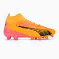 PUMA Ultra Pro FG/AG sunset glow/puma black/sun stream football boots 2