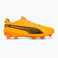 PUMA King Ultimate Fg/Ag sun stream/puma black/sunset glow football boots 2