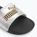 PUMA Cool Cat 2.0 Metallic Shine slides puma silver/puma gold/puma black 7