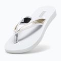 Women's PUMA Sandy Flip Metallic Shine flip flops puma white/puma gold 4