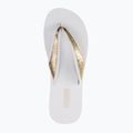 Women's PUMA Sandy Flip Metallic Shine flip flops puma white/puma gold 5