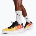 PUMA All-Pro Nitro Showtime yellow sizzle/purple glimmer men's basketball shoes 13