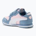 PUMA Cabana Racer SL 20 V Inf children's shoes whisp of pink/puma white/zen blue 3