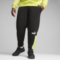 Men's PUMA ESS+ Block Sweatpants TR puma black/lime sheen 4