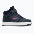 KangaROOS children's shoes K-CP Bound Mid EV dark navy/daisy pink 2