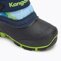 KangaROOS Kanga-Bean IV dk navy/ lime children's snow boots 7