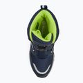 Children's snow boots KangaROOS K-MJ Hunter RTX FX dark navy / lime 5