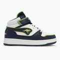 KangaROOS K-CP Dunkin Mid EV dark navy/lime children's shoes 2