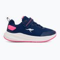 Children's shoes KangaROOS K-RDK Fam EV bellewether blue/neon pink 2