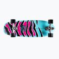 Surfskate skateboard Carver C7 Raw 31" JOB Blue Tiger 2022 Complete blue and pink C1013011140