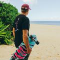 Surfskate skateboard Carver C7 Raw 31" JOB Blue Tiger 2022 Complete blue and pink C1013011140 11
