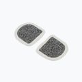 Hauke Schmidt Magic Tack Riding Glove Patches silver and white 0111-399-01-Fab