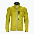 Men's ORTOVOX Swisswool Piz Boval hybrid jacket green reversible 6114100052