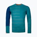Men's ORTOVOX 185 Rock'N'Wool trekking shirt green 8410200009