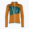 Men's trekking sweatshirt Ortovox Fleece Grid Hoody brown 87211 5