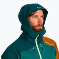 Men's ORTOVOX Westalpen 3L Light rain jacket green 7025200026 4