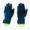Men's trekking gloves ORTOVOX Fleece Light blue 5636900008
