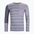 Men's ORTOVOX 185 Rock'N'Wool grey trekking shirt 8410200022