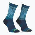 Men's ski socks ORTOVOX All Mountain Mid petrol blue 7