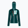 Women's trekking sweatshirt Ortovox Fleece Grid Hoody dark pacific 87201