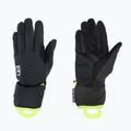 Men's skydiving gloves ORTOVOX Fleece Grid Cover black raven