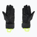 Men's skydiving gloves ORTOVOX Fleece Grid Cover black raven 2