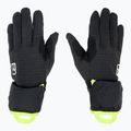 Men's skydiving gloves ORTOVOX Fleece Grid Cover black raven 3