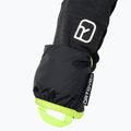 Men's skydiving gloves ORTOVOX Fleece Grid Cover black raven 6
