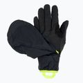 Men's skydiving gloves ORTOVOX Fleece Grid Cover black raven 7