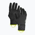 Men's skydiving gloves ORTOVOX Fleece Grid Cover black raven 8