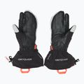 Women's ski gloves ORTOVOX Merino Freeride 3 Finger black raven 2