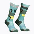 Women's ski socks ORTOVOX Freeride Long Socks Cozy ice waterfall 5