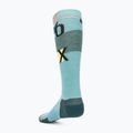 Women's ski socks ORTOVOX Freeride Long Socks Cozy ice waterfall 2