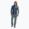Men's ORTOVOX Fleece Light Grid Hooded deep ocean sweatshirt 2