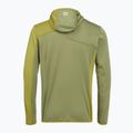 Men's ORTOVOX Fleece Light Grid Hooded wild herbs sweatshirt 2