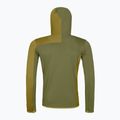 Men's ORTOVOX Fleece Light Grid Hooded wild herbs sweatshirt 2