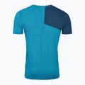 Men's ORTOVOX 120 Tec mountain blue trekking shirt 2