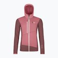 Women's ORTOVOX Fleece Grid Hoody mountain rose sweatshirt