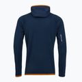 Men's ORTOVOX Fleece Grid Hoody deep ocean sweatshirt 2
