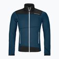 Men's ORTOVOX Fleece Light deep ocean sweatshirt