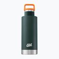 Esbit Sculptor Stainless Steel Insulated Thermal Bottle "Standard Mouth" 1000 ml forest green