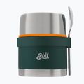 Food thermos with cutlery Esbit Stainless Steel Food Jug 500 ml forest green