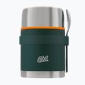 Food thermos with cutlery Esbit Stainless Steel Food Jug 750 ml forest green
