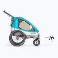Qeridoo Sportrex1 single person bicycle trailer blue Q-SR1-21-P 3