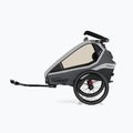 Qeridoo Kidgoo 1 single-seater bicycle trailer grey Q-KDG1-22-SG 2