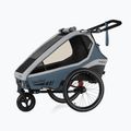Qeridoo Kidgoo 1 bicycle trailer grey-blue Q-KDG1-22-NB